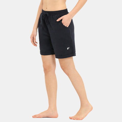 Envie Loose Fit Thigh Length Shorts - NVS5022 (Navy)