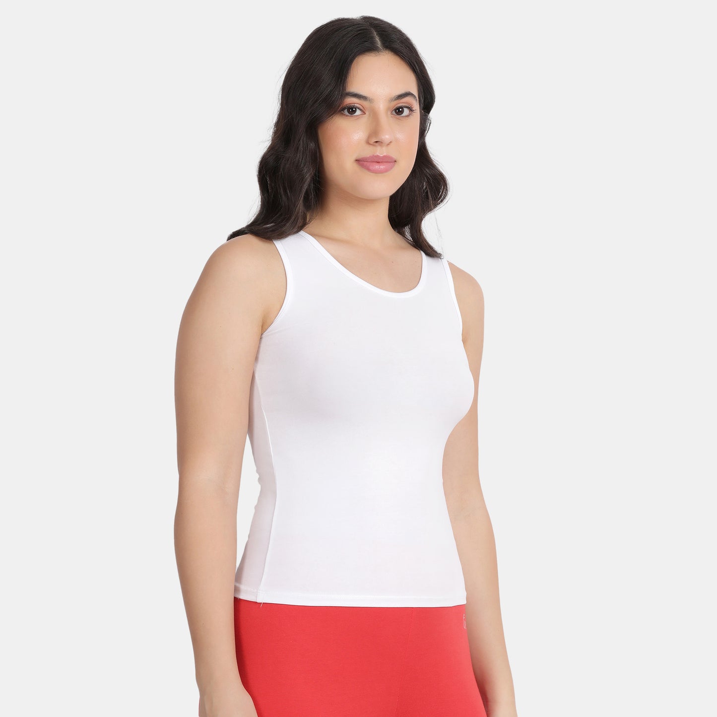 Envie Regular Fit U-Neck Short Length Tank Top - NVC3019