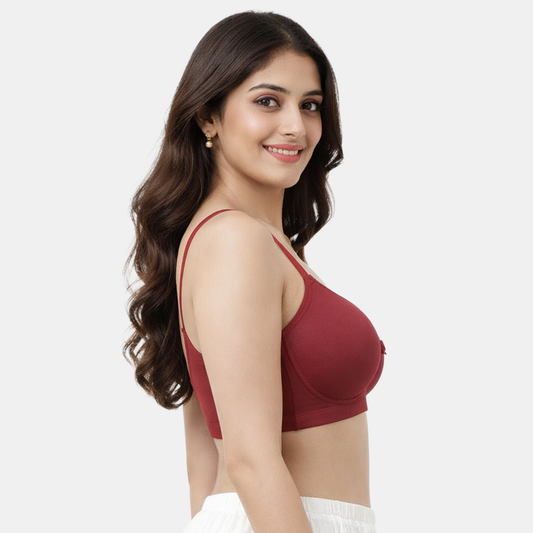 Envie Padded Non-Wired T-Shirt Bra - NVBSF02 (Cabernet)
