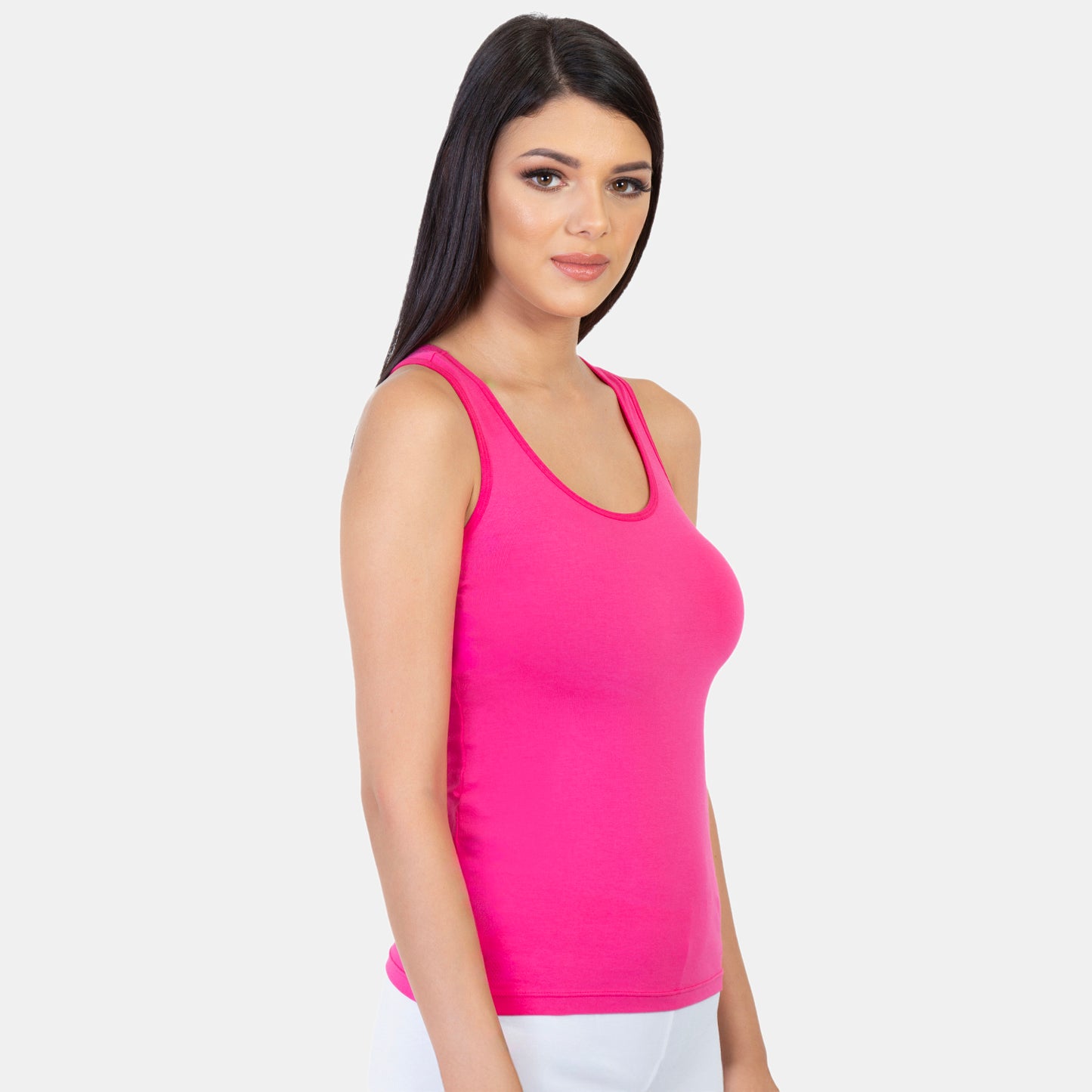 Envie Value+ U-Neck Short Length Racerback Tank Top - NVC3003