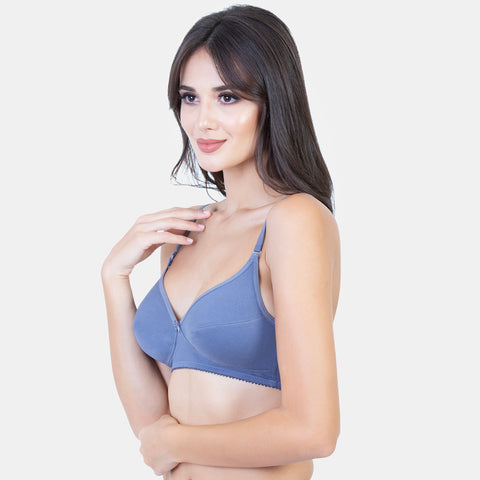 Envie Non-Padded Non-Wired 3/4th Coverage Minimiser Bra - NVB1041 (Grisaille)