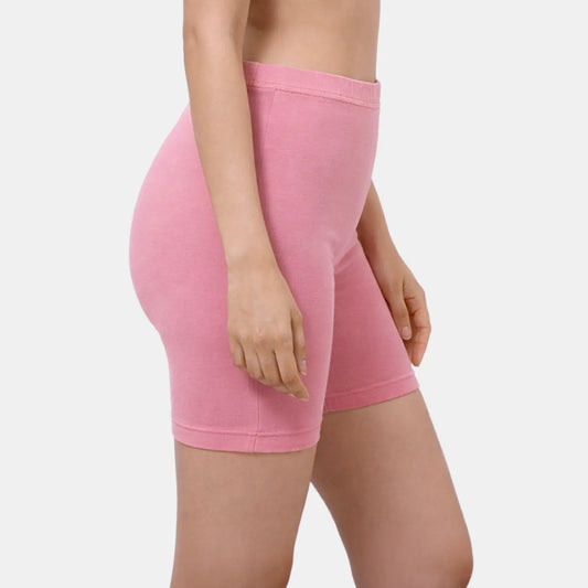 Envie Hugged Fit Thigh Length Cycling Shorts - NVS5019 (Seashell Pink)