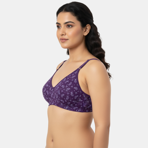 Envie Non-Padded Non-Wired 3/4th Coverage Minimiser Bra - NVB1145 (Assorted)