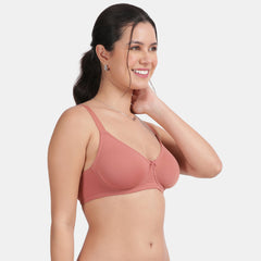 Envie Non-Padded Wired 3/4th Coverage T-Shirt Bra - NVB1132 (Mauve Mist)