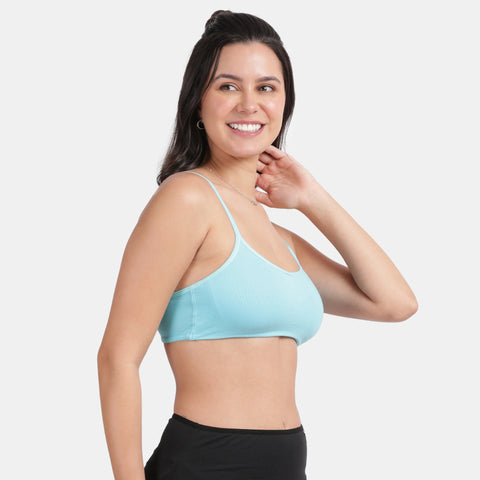 Envie Value+ Girls Non-Padded Non-Wired Full Coverage Teenage Bra - EVEGBA006 (Blue Curacao)