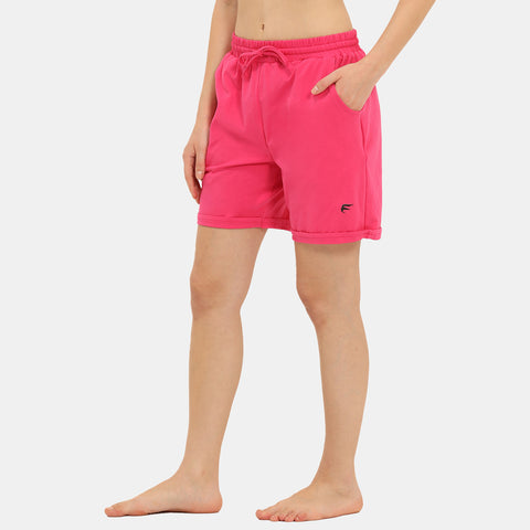 Envie Loose Fit Thigh Length Shorts - NVS5022 (Fusia)