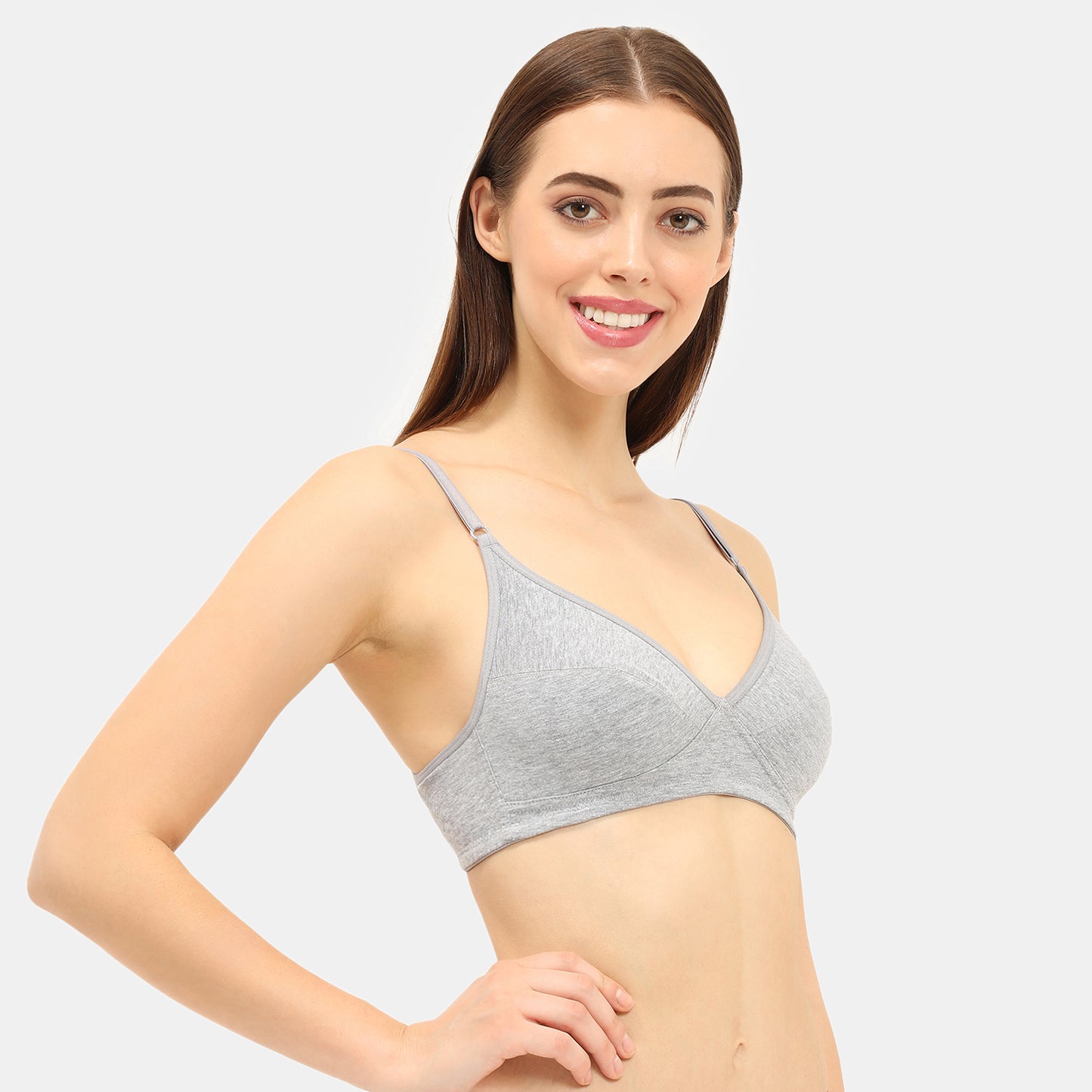 Envie Value+ Non-Padded Non-Wired 3/4th Coverage Minimiser Bra - NVB1083