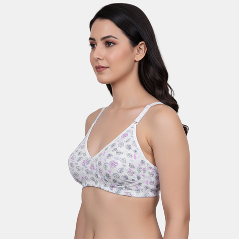 Envie Non-Padded Non-Wired 3/4th Coverage Minimiser Bra - NVB1145 (Assorted)