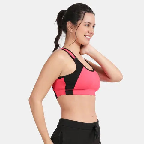 Envie full coverage padded sports bra NVB1051 for workout yoga and everyday comfort