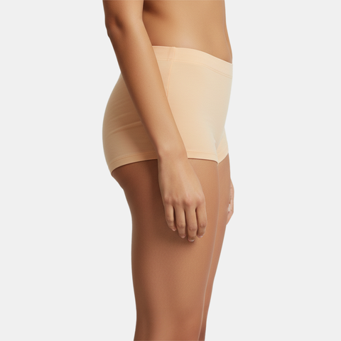 Envie High Rise Full Coverage Boyshorts - NVP2065 (Nude)