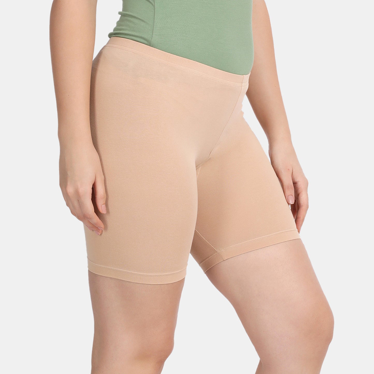 Envie Value+ Hugged Fit Thigh Length Cycling Shorts - NVS5019