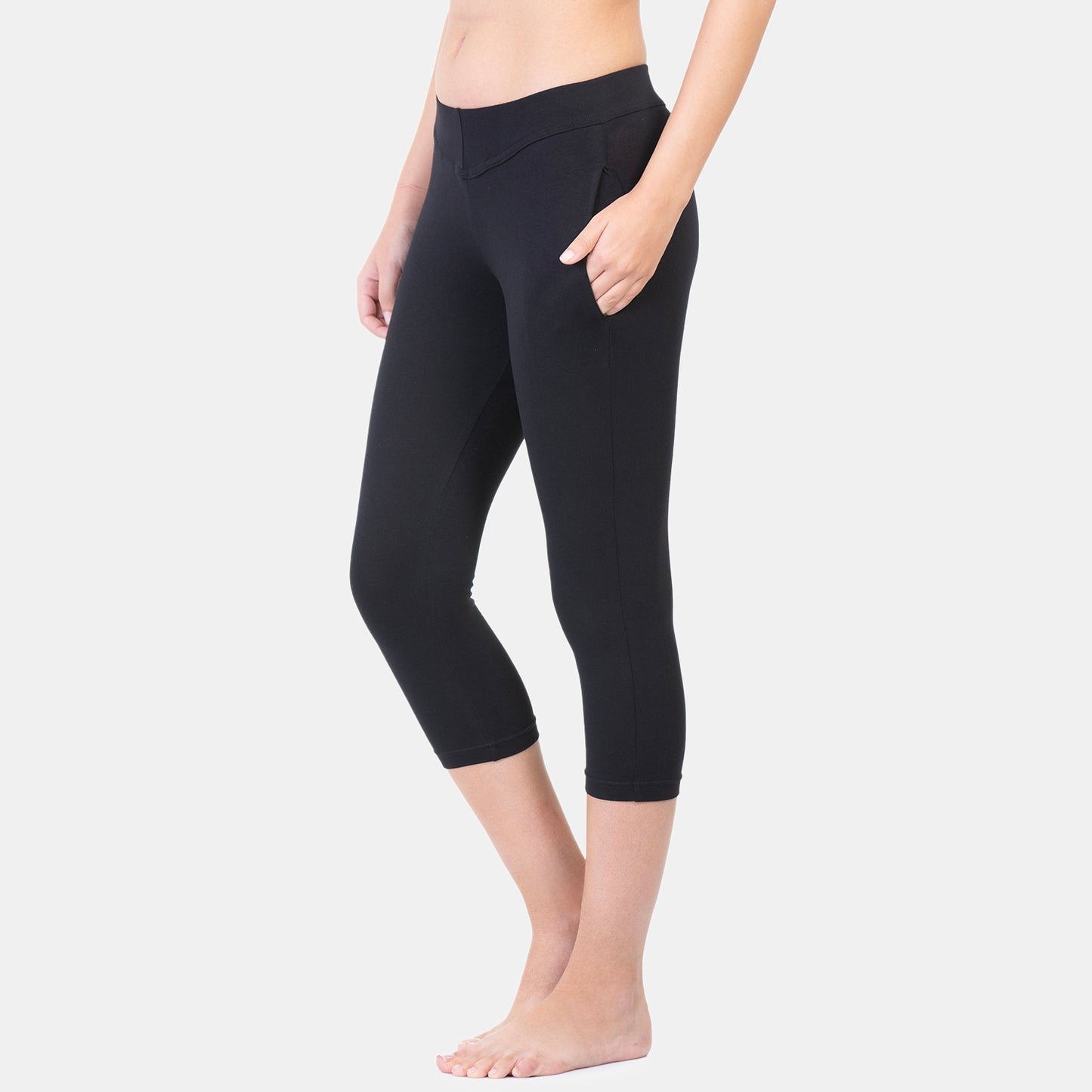 Envie Hugged Fit 3/4th Length Capri - NVCP6011