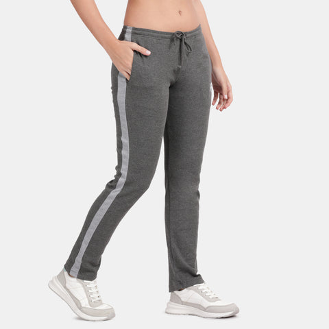 Envie Regular Fit Ankle Length Track Pant - NVTP8002 (Anthra Grey)