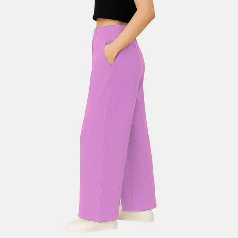 Envie Relaxed Fit Wide Leg Baggy Pant – NVTP8016 (Lilac)