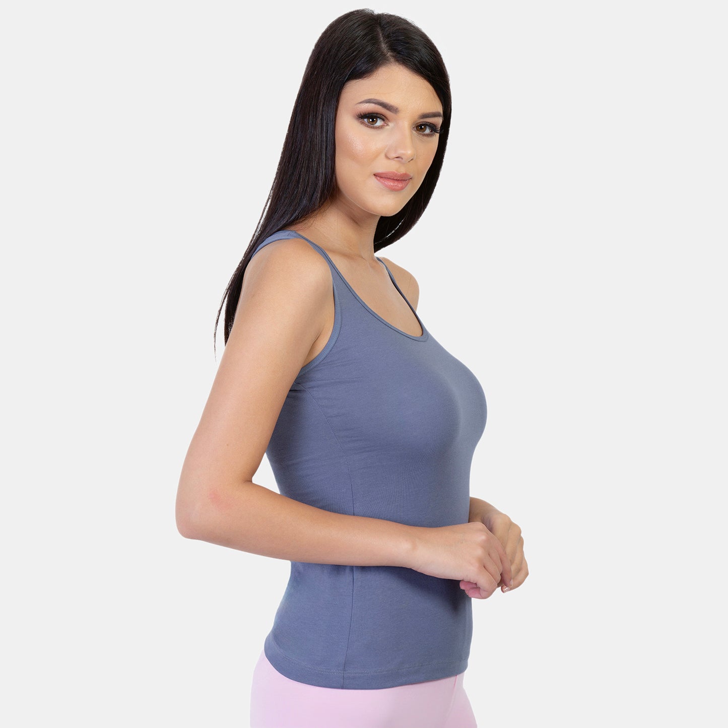 Envie Value+ U-Neck Short Length Racerback Tank Top - NVC3003