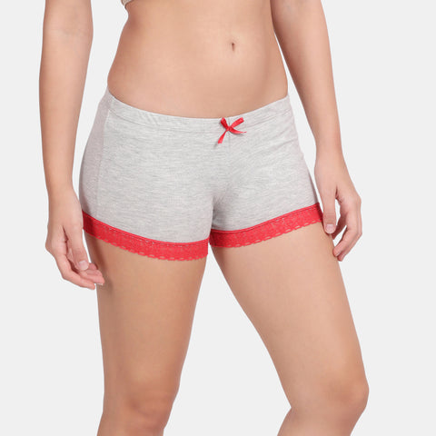 Envie Dualtone Hugged Fit Lace Micro Mini - NVS5008 (Grey)