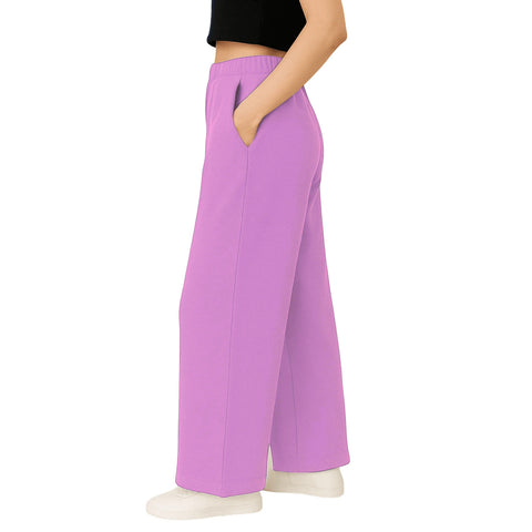 Envie Relaxed Fit Wide Leg Baggy Pant – NVTP8016 (Lilac)