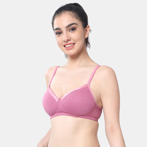 Envie Padded Non-Wired 3/4th Coverage T-Shirt Bra - NVB1007 (Light Wine)