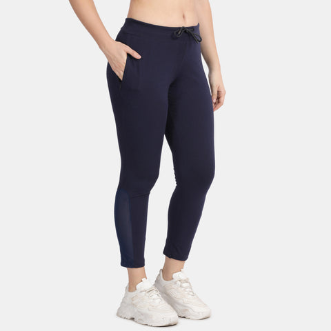 Envie Regular Fit Ankle Length Track Pant - NVTP8008 (Navy Navy)