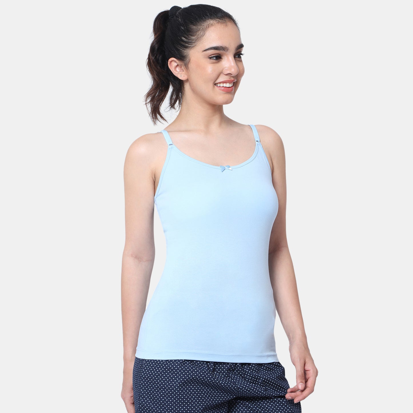 Envie Value+ Regular Fit Round Neck Short Length Basic Camisole - NVC3001