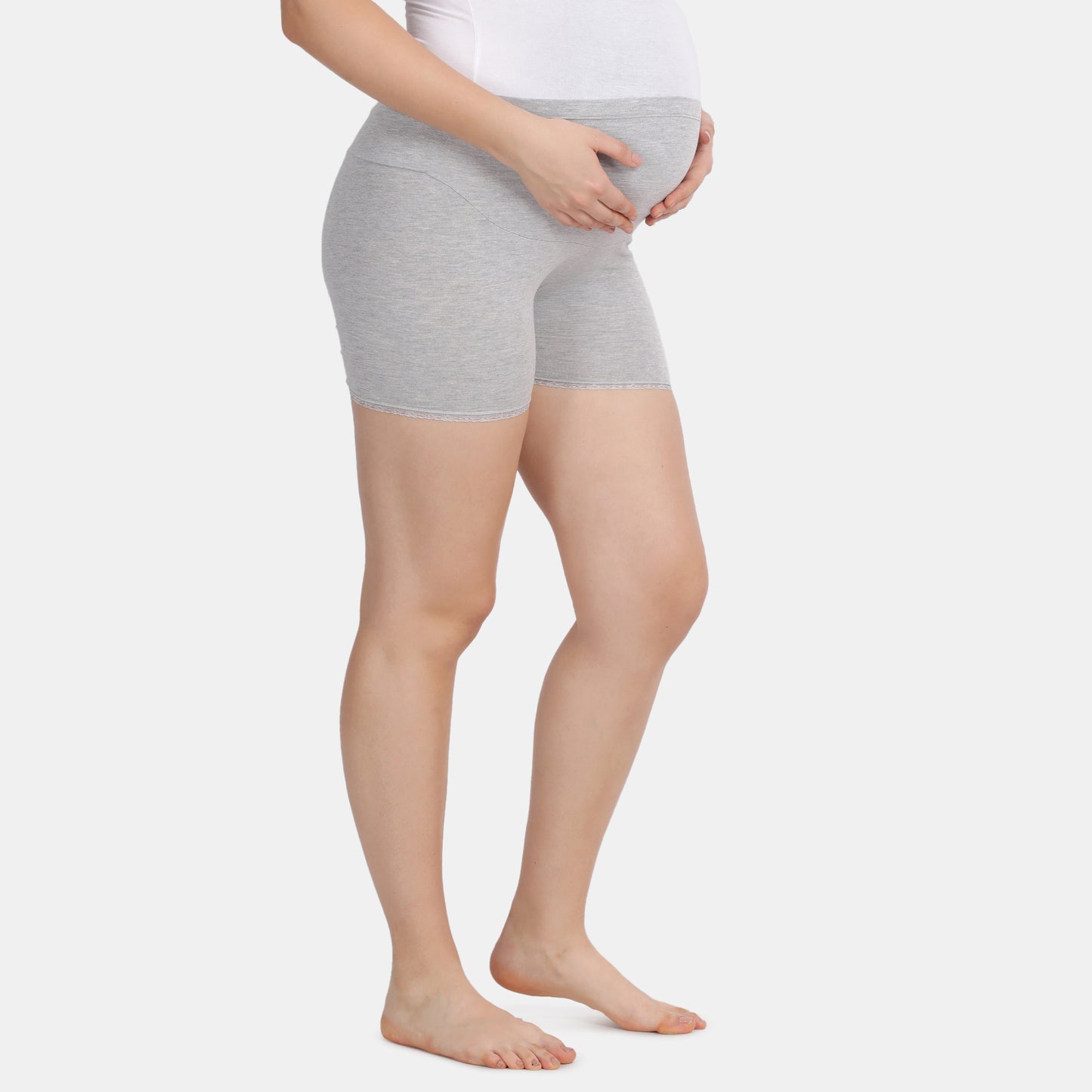 Envie Hugged Fit Maternity Lace Shorts - NVS5031