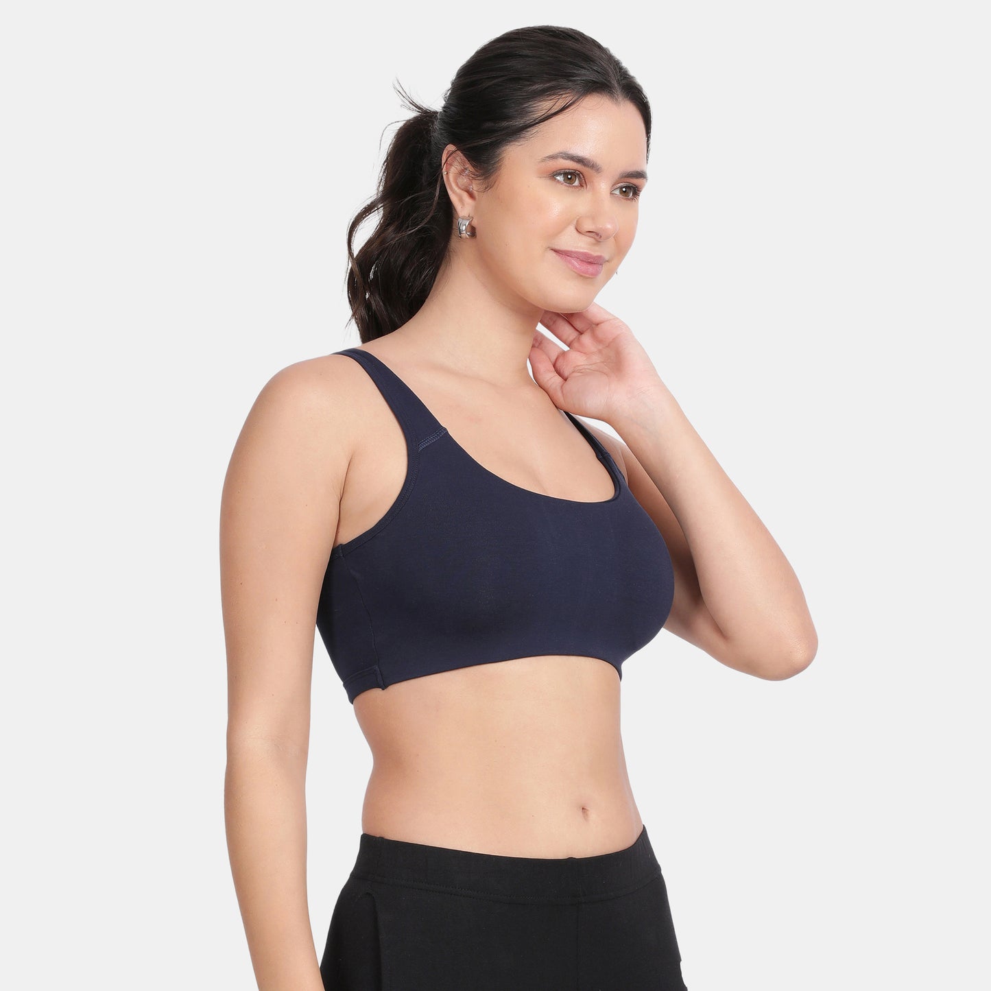 Envie Padded Non-Wired 3/4th Coverage Sports Bra - NVB1123