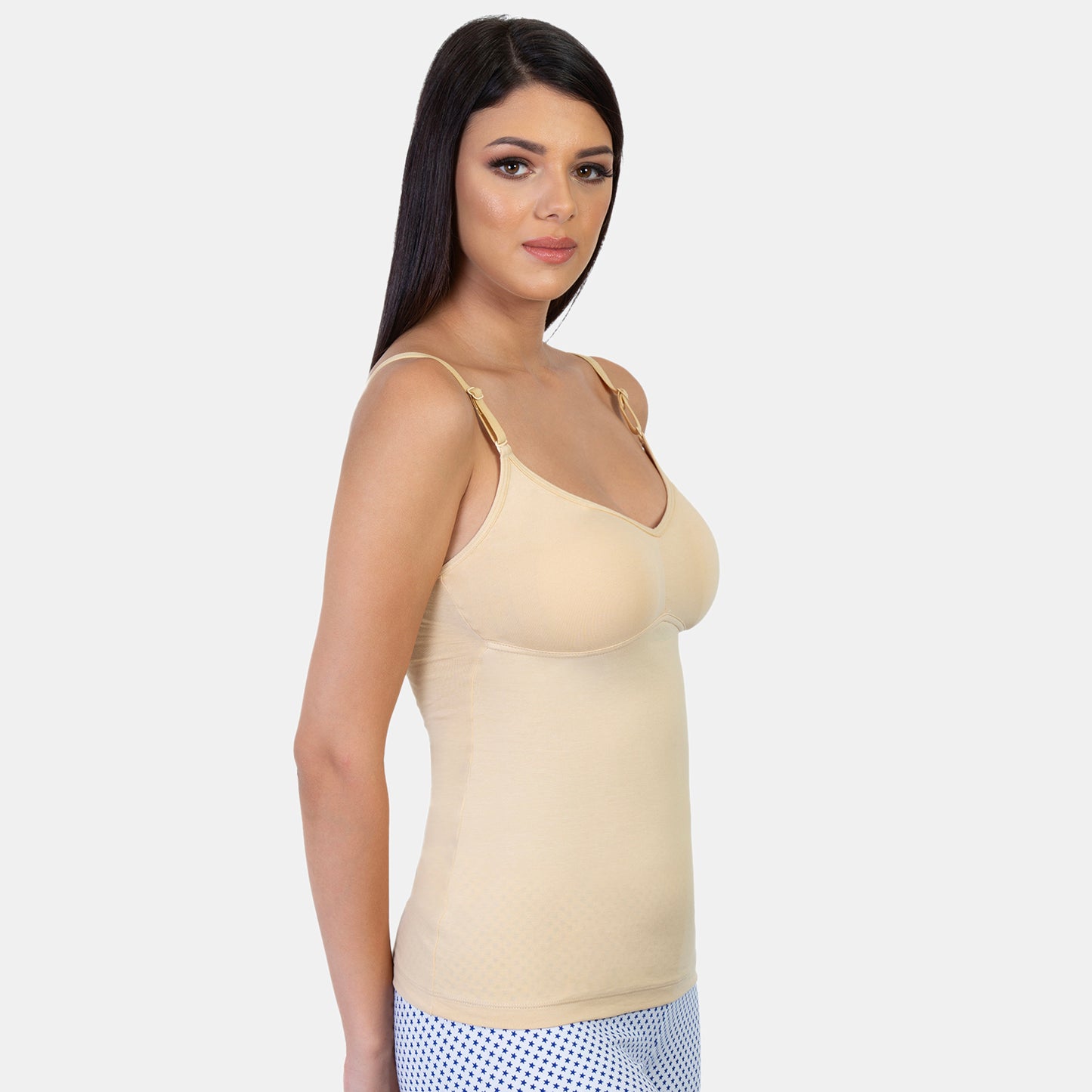 Envie Value+ Regular Fit V-Neck Short Length Moulded Camisole - NVC3004