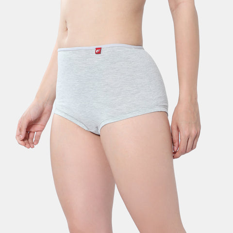 Envie Midrise Hugged Fit Comfort Boyshorts - NVS5027 (Grey Melange)