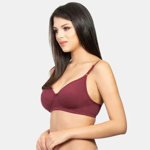 3/4th coverage wine minimiser bra Envie lightweight non wired comfortable bra for women