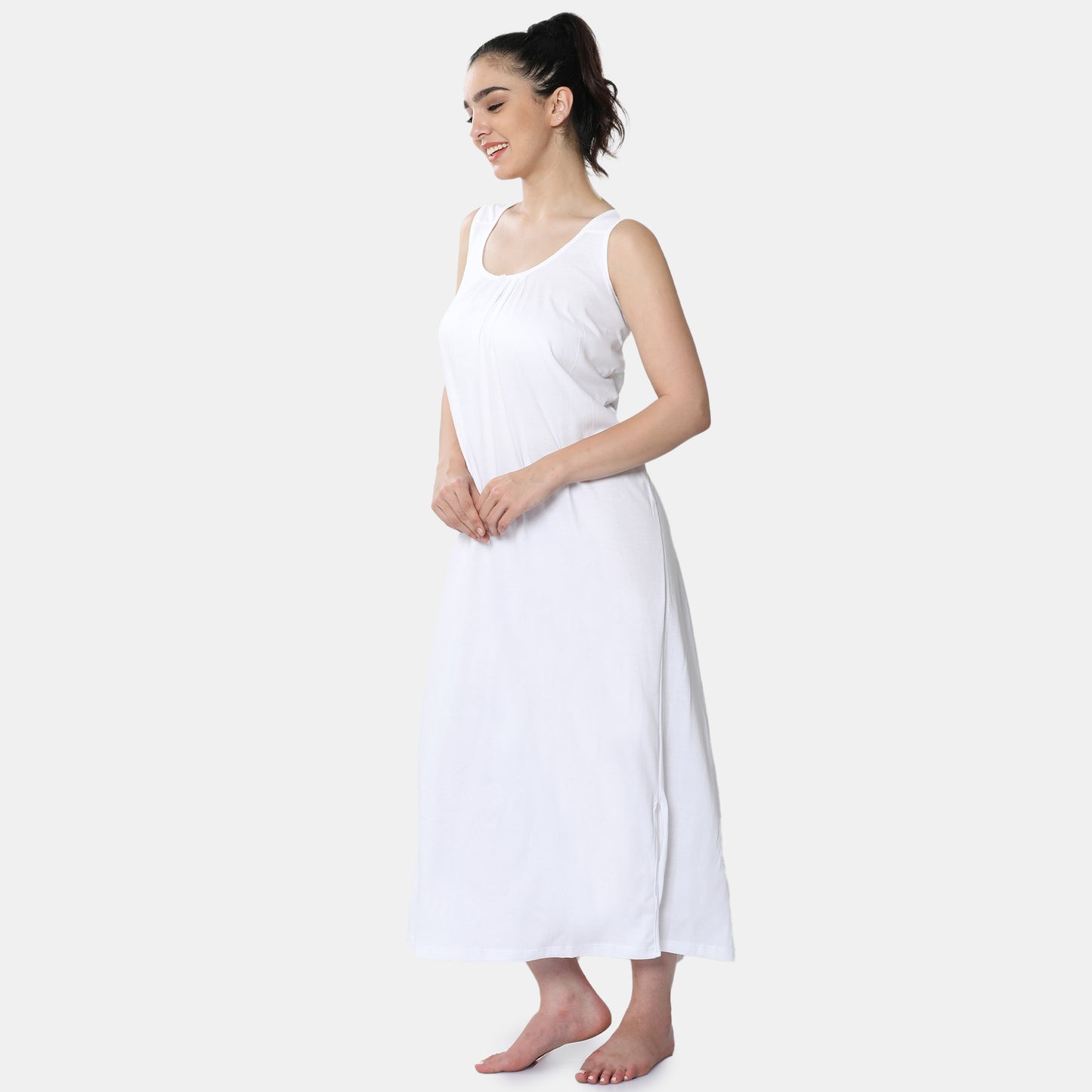 Envie Relaxed Fit Scoop Neck Nighty Slip - NVC3029