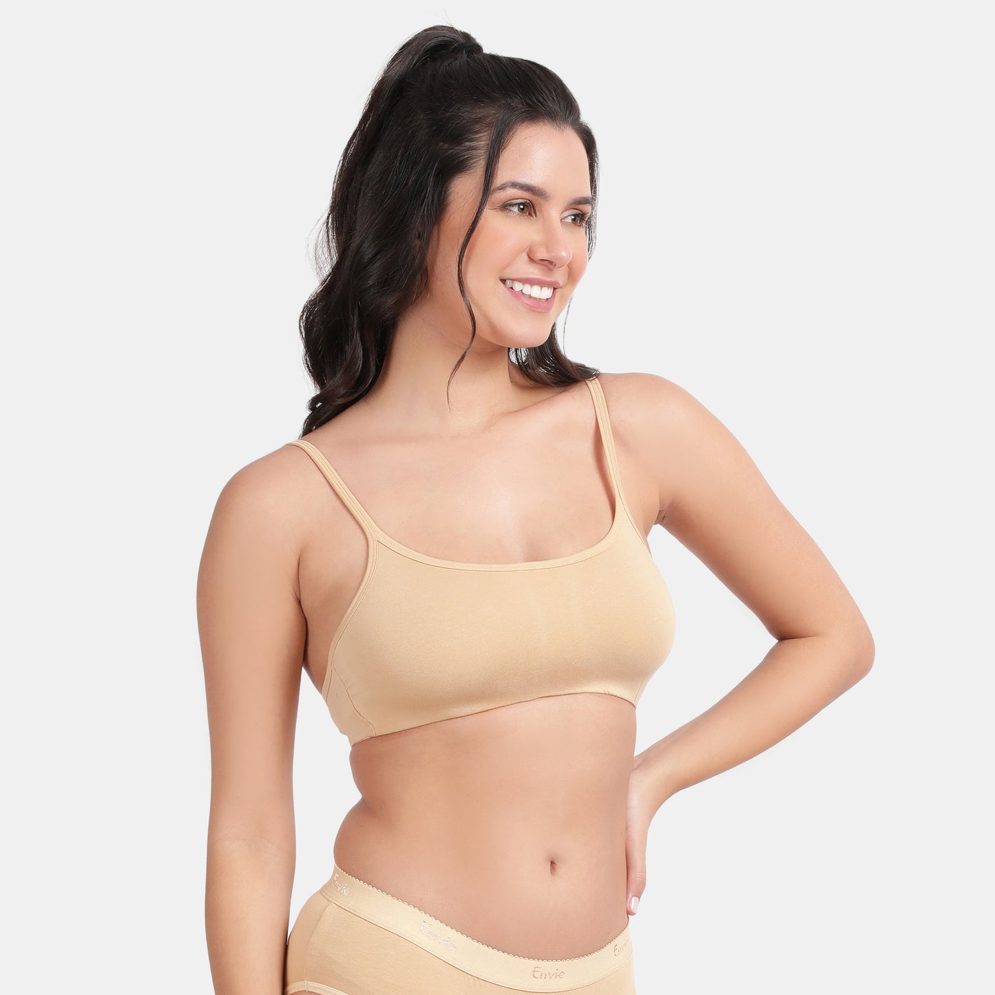 Envie Value+ Girls Non-Padded Non-Wired Full Coverage Teenage Bra - EVEGBA006