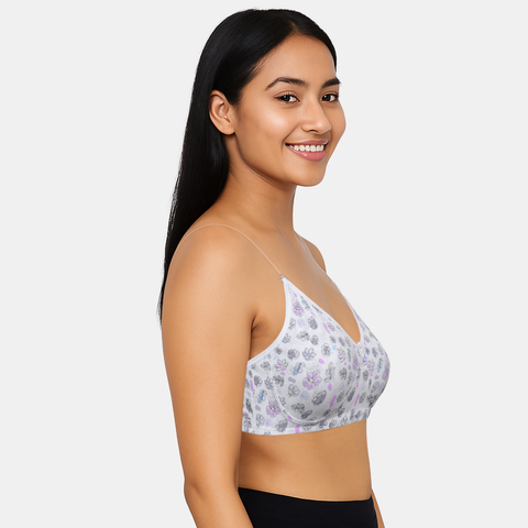 Envie Non-Padded Non-Wired 3/4th Coverage Minimiser Bra - NVB1135 (Assorted)