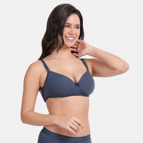 Envie Padded Non-Wired 3/4th Coverage Backless Bra - NVB1121 (Dark Denim)