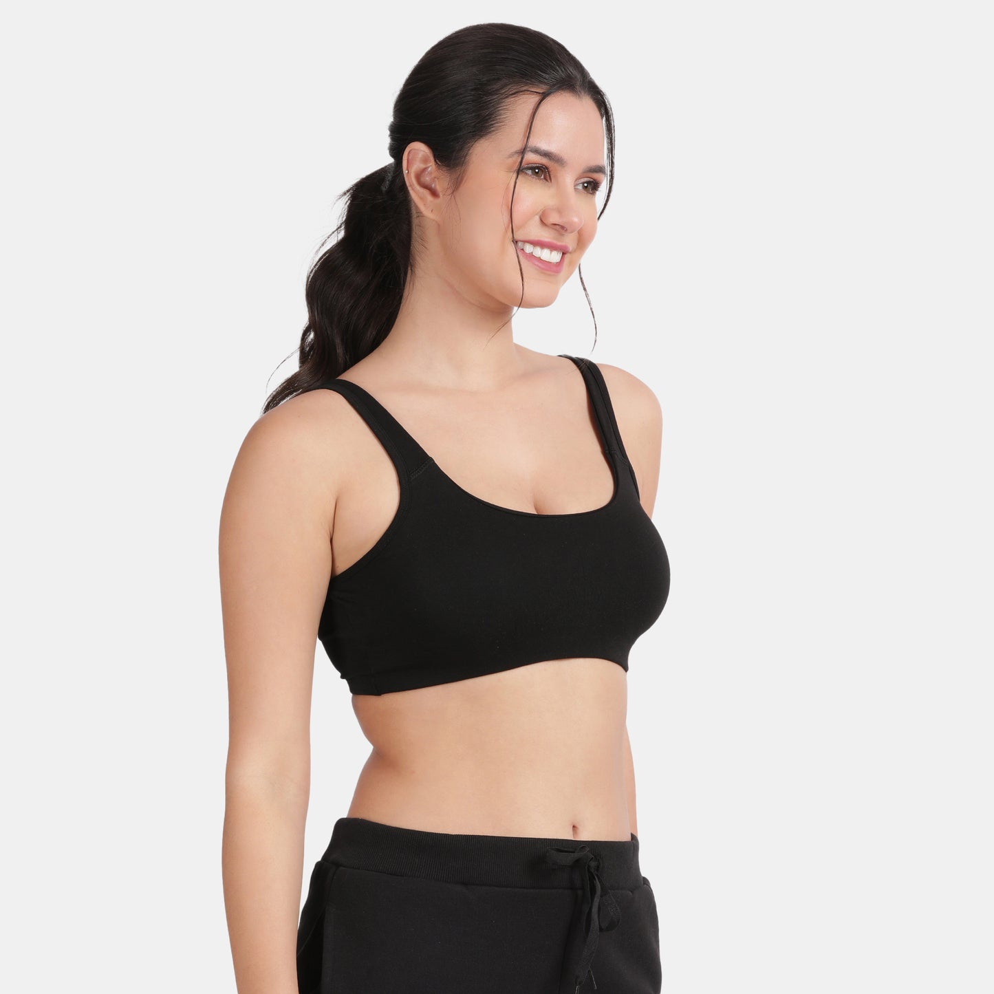 Envie Padded Non-Wired 3/4th Coverage Sports Bra - NVB1123