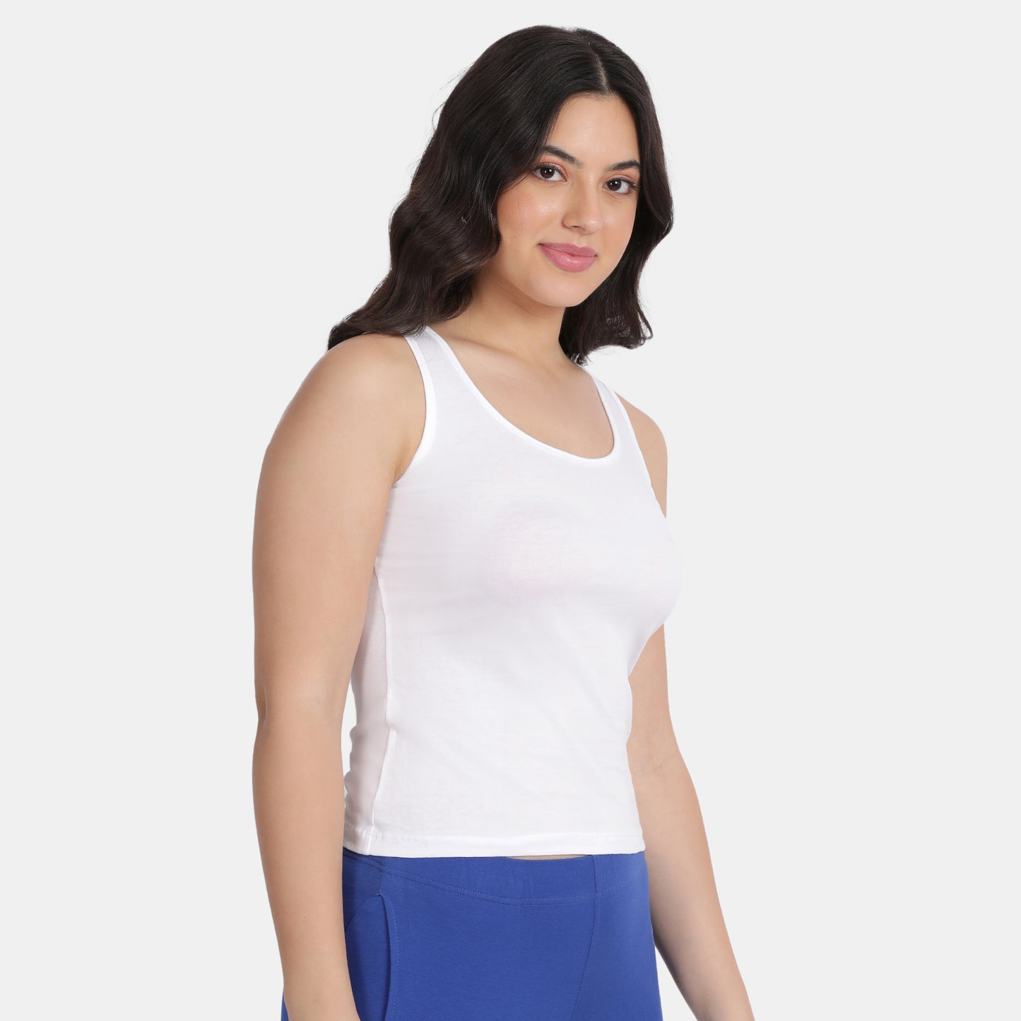 Envie Regular Fit U-Neck Short Length Tank Top - NVC3022