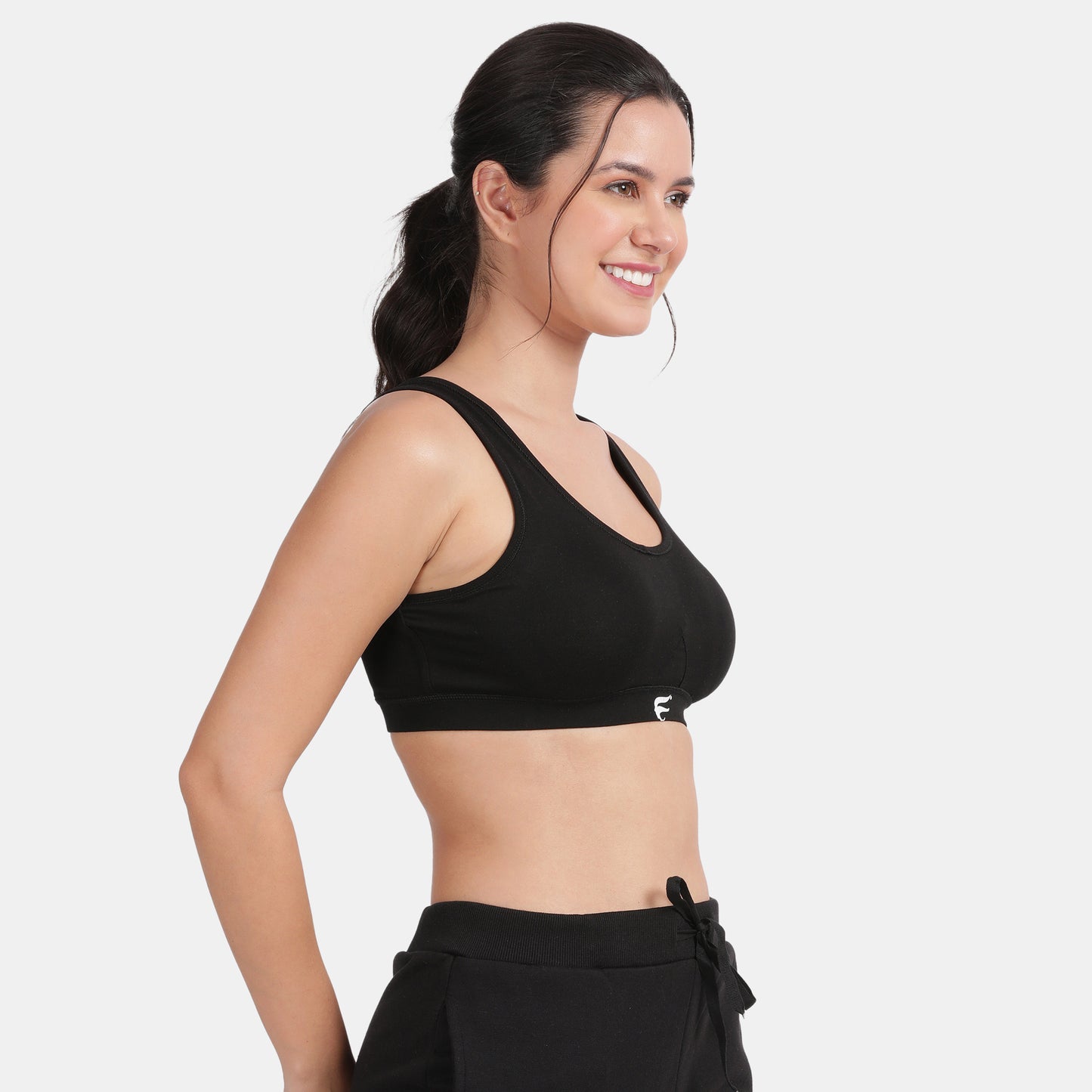 Envie Padded Non-Wired 3/4th Coverage Racerback Sports Bra - NVB1124