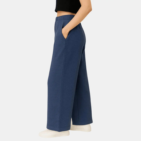 Envie Relaxed Fit Wide Leg Baggy Pant – NVTP8016 (Dark Denim)