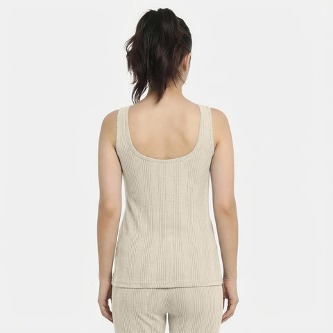 Envie Regular Fit Scoop Neck Thermal Tank Top - NVTHTM112 (Grey)