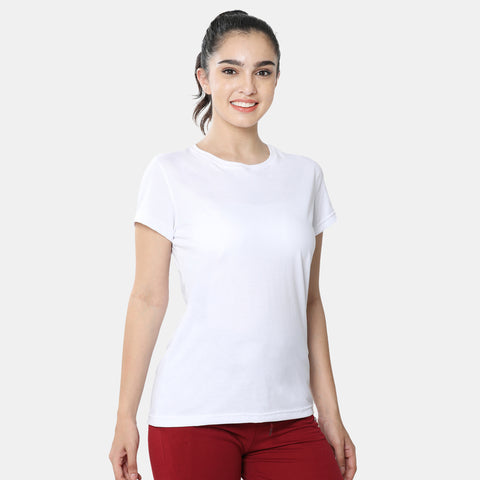 Envie Regular Fit Short Sleeve T-Shirt - NVTS1001 (White)