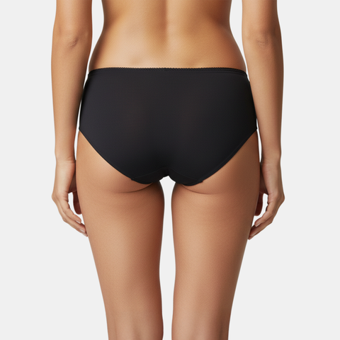 Envie Mid Rise 3/4th Coverage Lace Hipster - NVP2067 (Black)