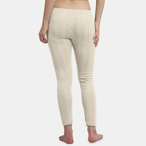 Envie Regular Fit Ankle Length Thermal Pant NVTHTM114 (Grey Melange)
