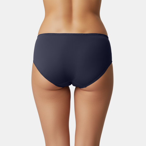 Envie Mid Rise 3/4th Coverage Lace Hipster - NVP2067 (Navy)