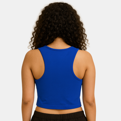 Envie Regular Fit U Neck Short Length Camisole Tank Top - NVC3033 (Sapphire)