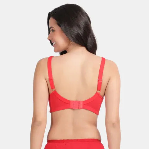 Seamless red t shirt bra Envie full coverage non wired non padded lightweight comfortable bra for women