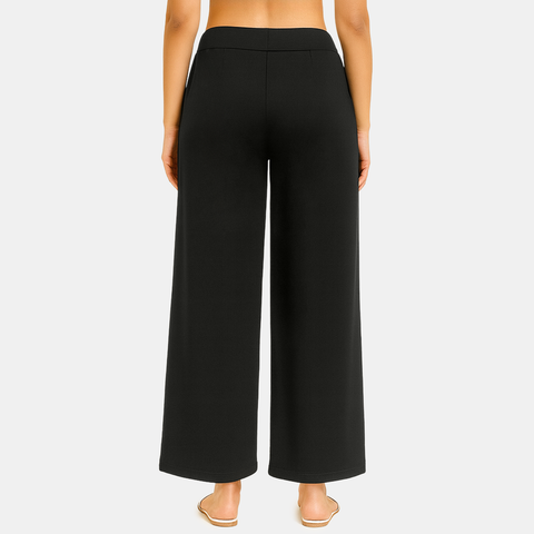 Envie Regular Fit Wide Leg Baggy Pant – NVTP8017 (Black)