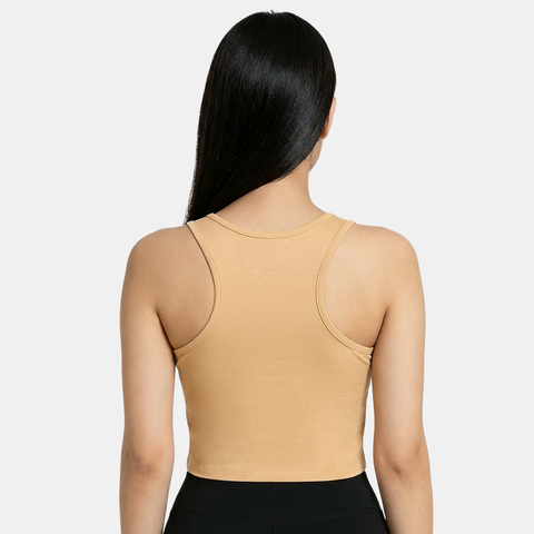 Envie Regular Fit U Neck Short Length Camisole Tank Top - NVC3033 (Nude)