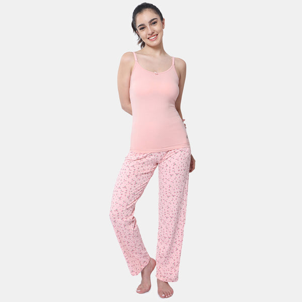 Envie Relaxed Fit Scoop Neck Short Length Camisole - NVC3010 (Peach)