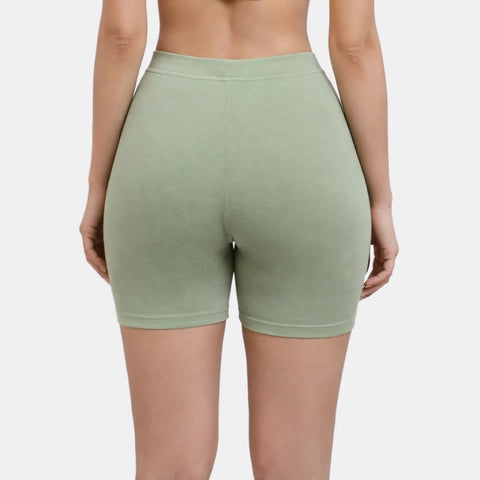 Envie Hugged Fit Thigh Length Cycling Shorts - NVS5019 (Reseda)