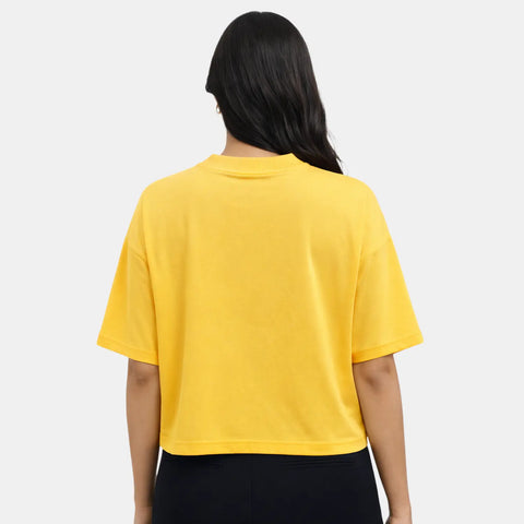 Envie Relaxed Fit Short Sleeve T-Shirt - NVTS1002 (Yellow)