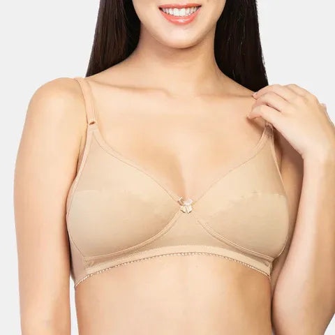 Envie minimiser bra non padded non wired 3/4th coverage NVB1001 skin smooth fit invisible everyday comfort bra for women